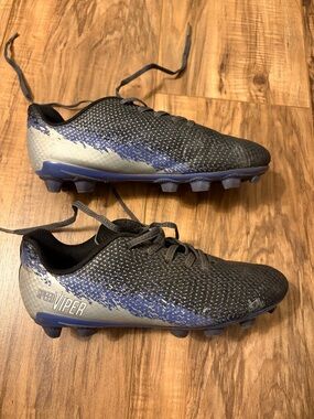 Kid's Black Lightweight Soccer Cleats